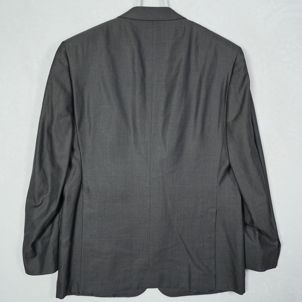 Brioni NM Estense Mens Blazer 42R Charcoal Grey Wool Silk 2-Button Sport Coat IT - Picture 4 of 14